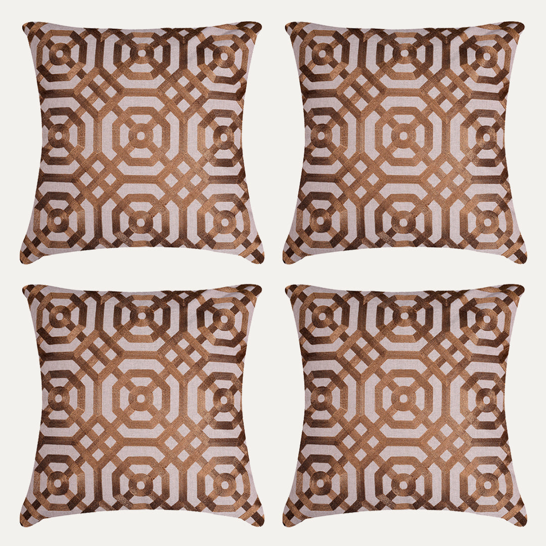 Brown Throw Pillow Covers - 20 x 20 inches