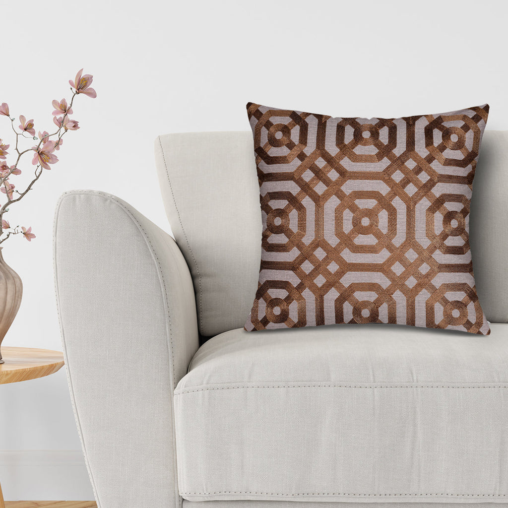 Brown Throw Pillow Covers - 20 x 20 inches
