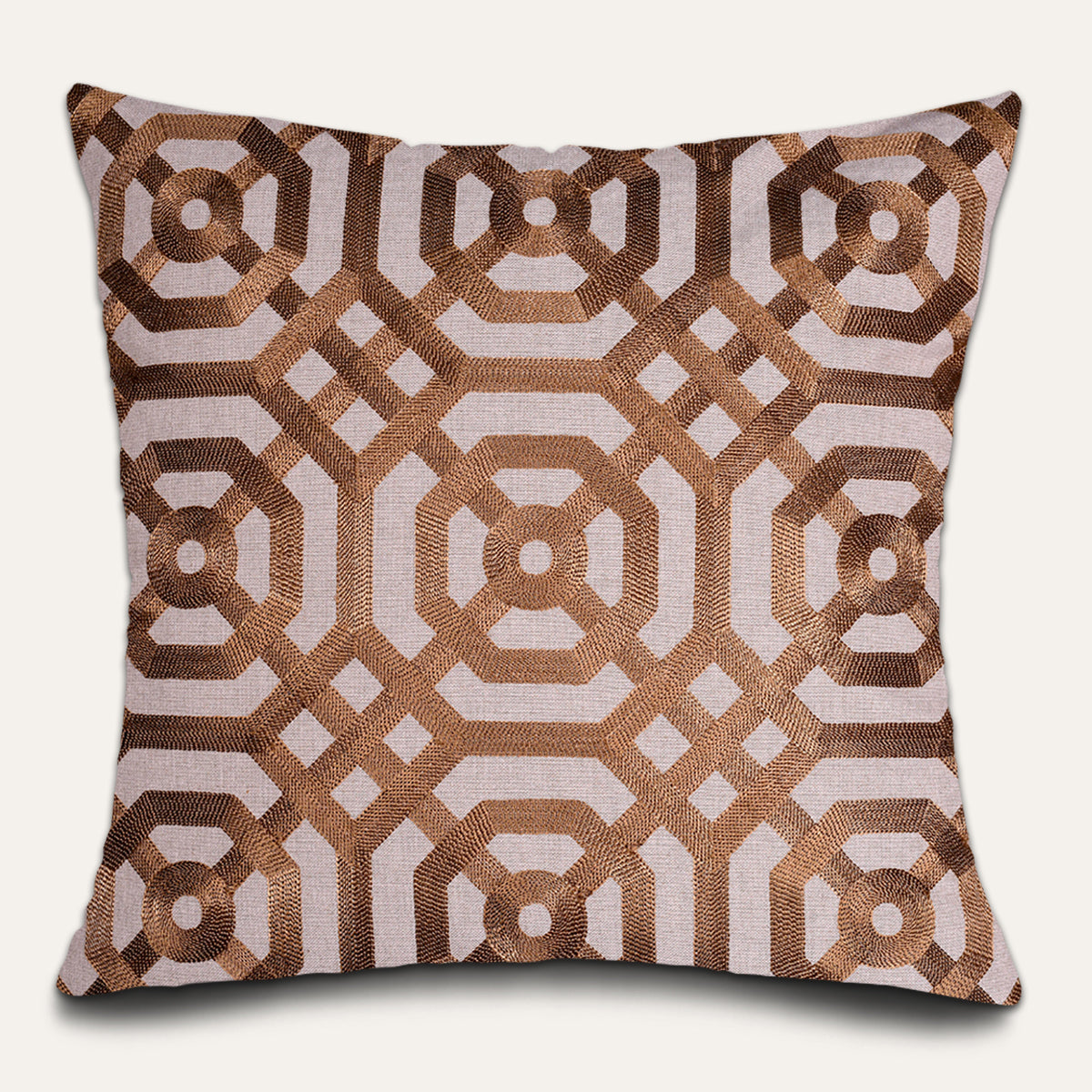 Brown Throw Pillow Covers - 20 x 20 inches