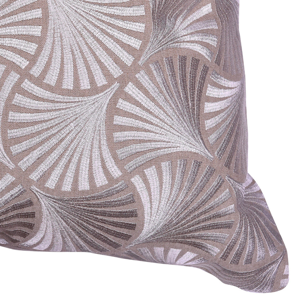 Beige Brown Throw Pillow Covers - 20 x 20 inches