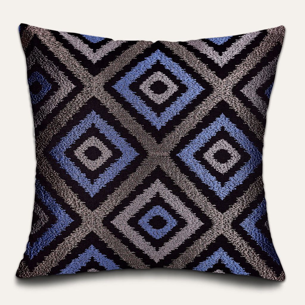 Blue Gray Throw Pillow Covers - 20 x 20 inches