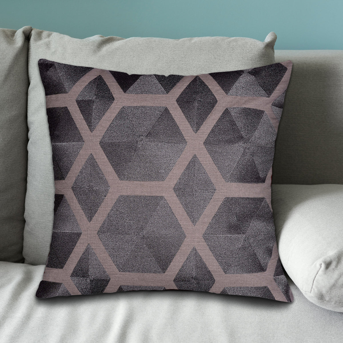 Brown Throw Pillow Covers - 20 x 20 inches