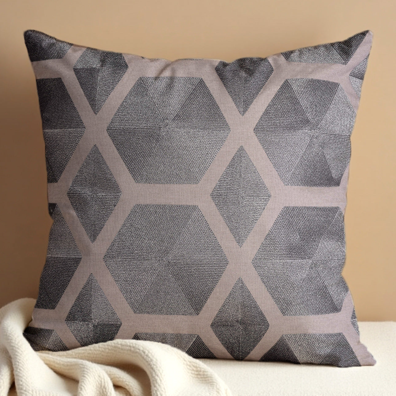 Brown Throw Pillow Covers - 20 x 20 inches