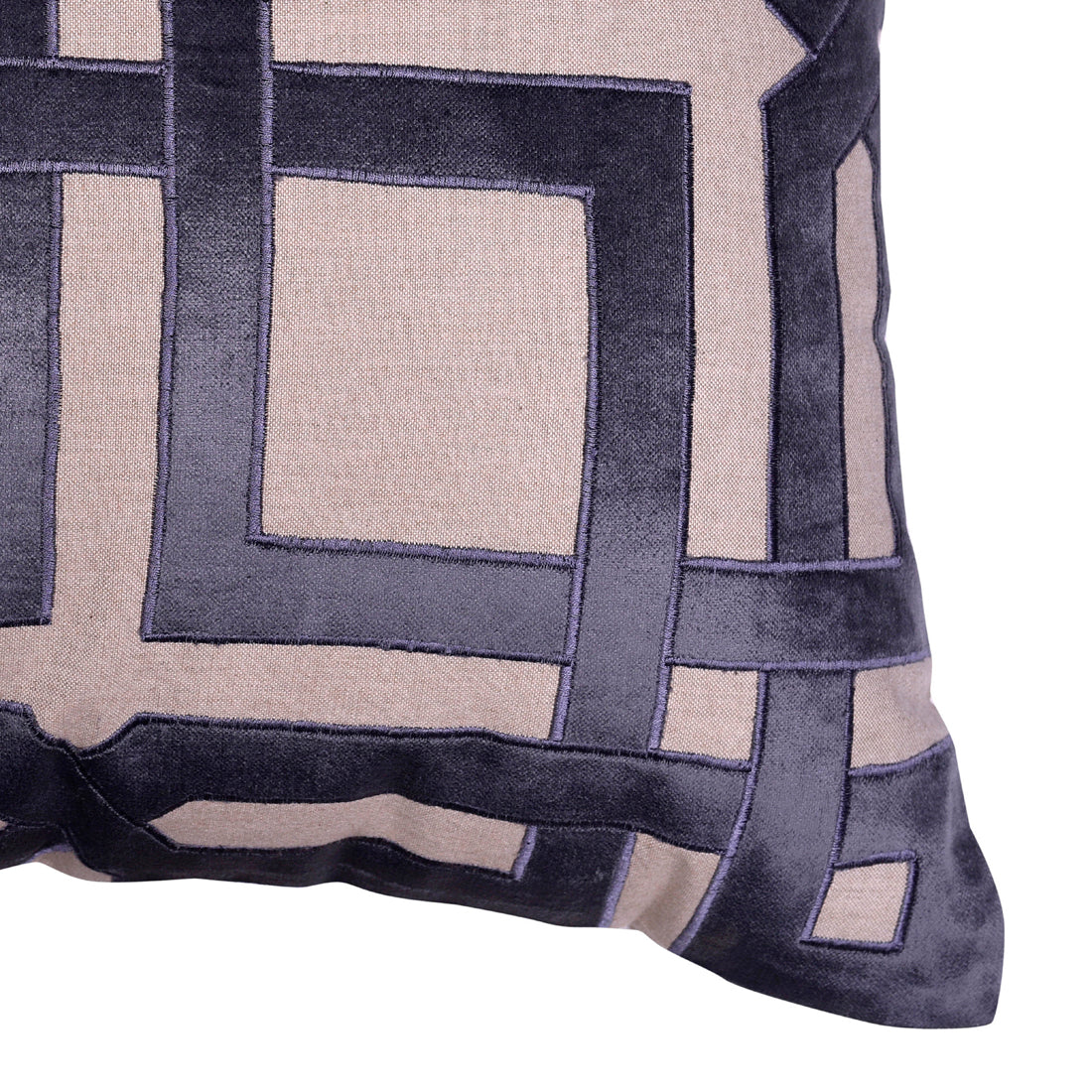 Beige Brown Throw Pillow Covers - 20 x 20 inches