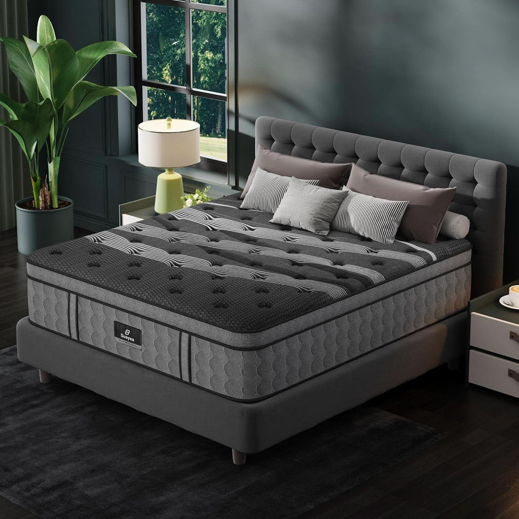 Queen Memory Foam Hybrid Mattress Cooling Gel Layer