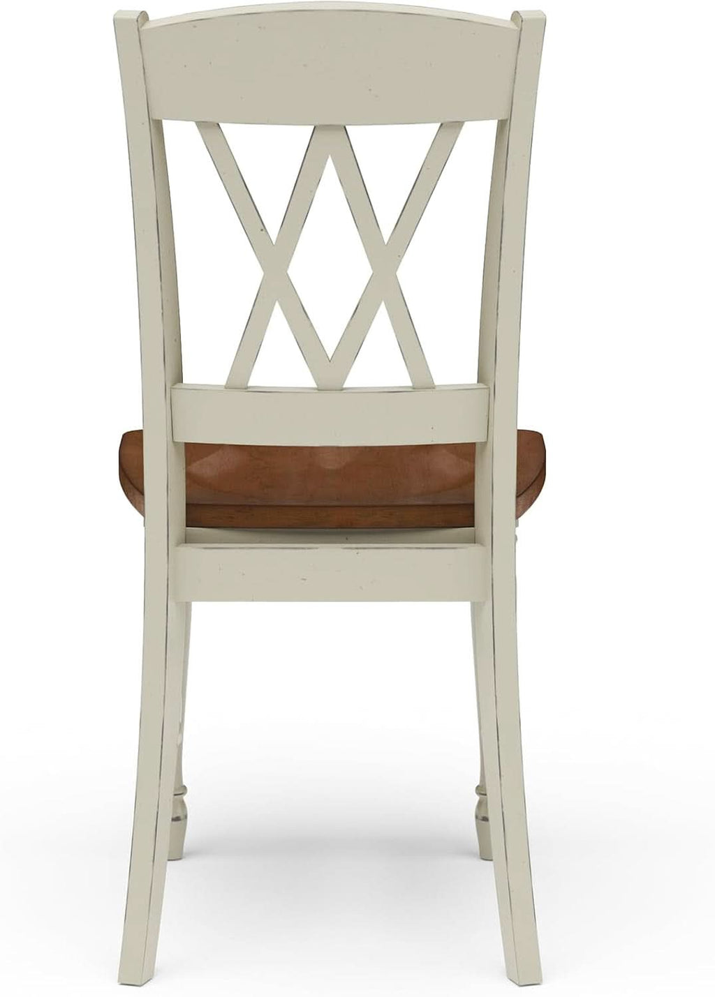Home Styles Monarch 20Inch X Back Dining Chair White Oak