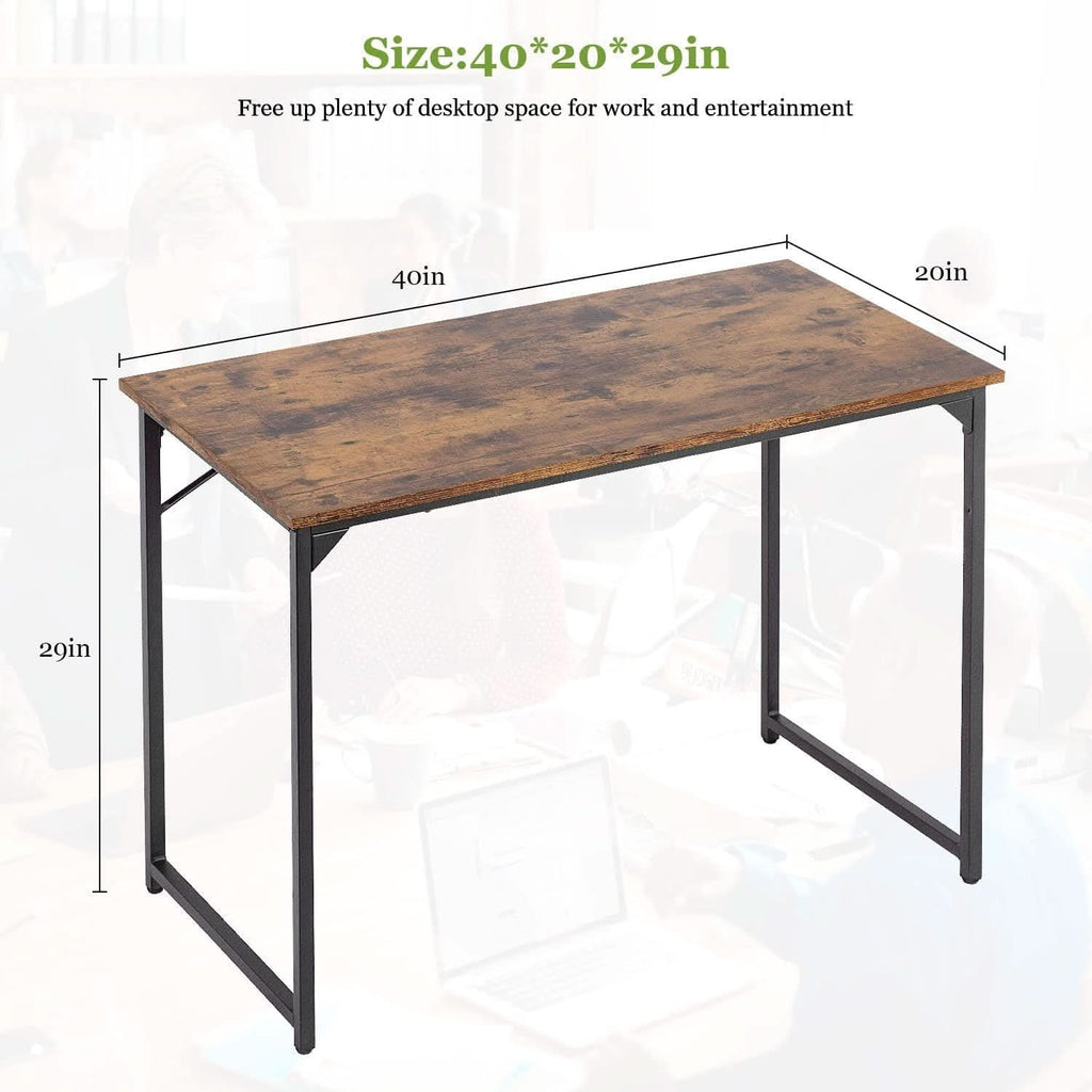 Industrial Laptop Desk 39.4 Inch Length 19.7 Inch Width