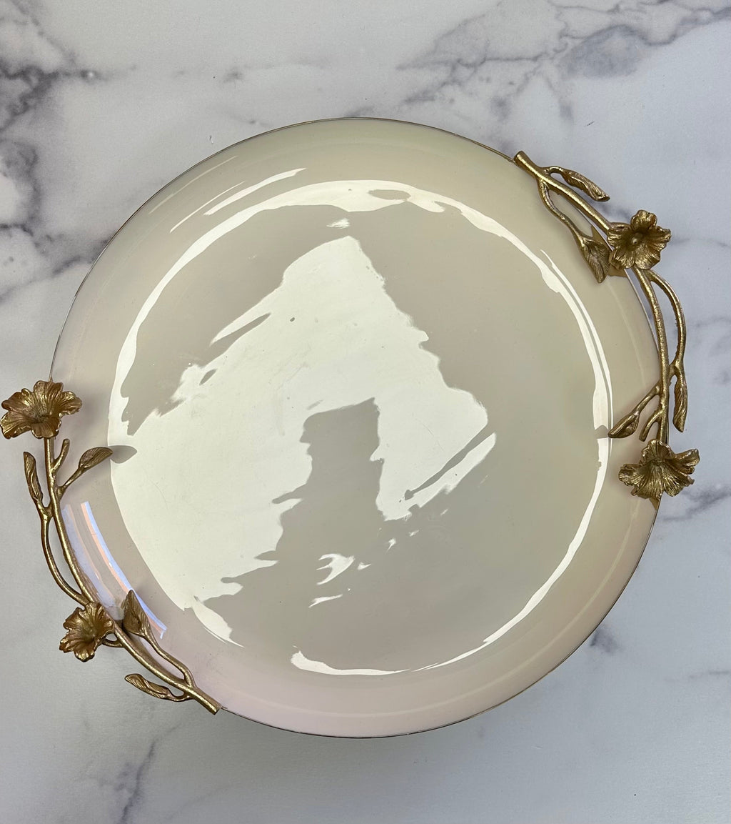 Large Round Serving Tray