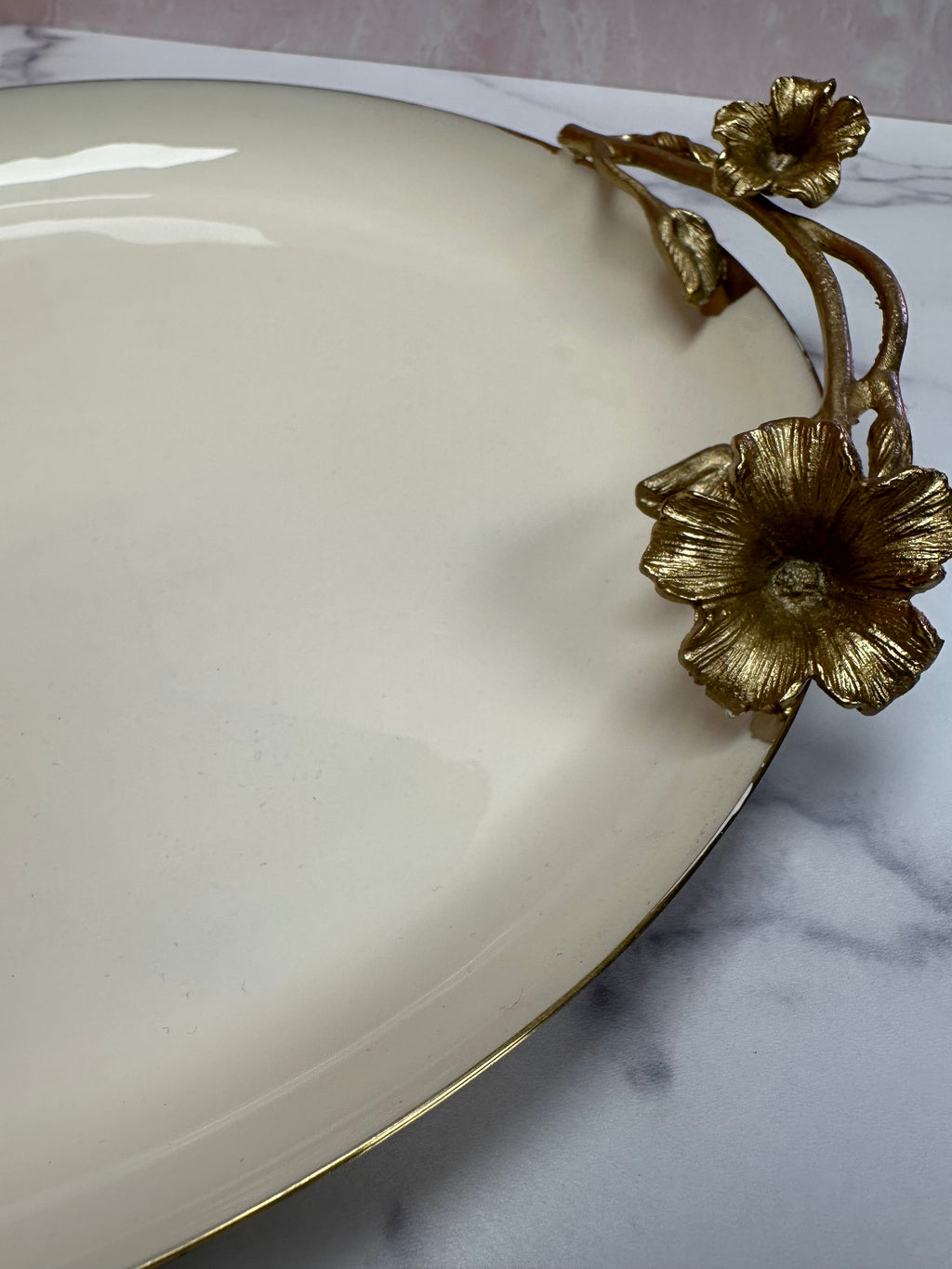 Large Round Serving Tray