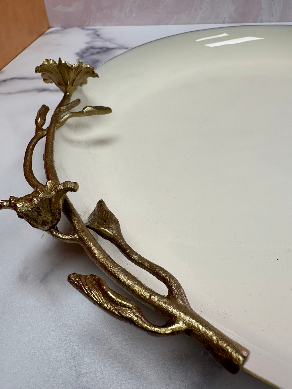 Large Round Serving Tray