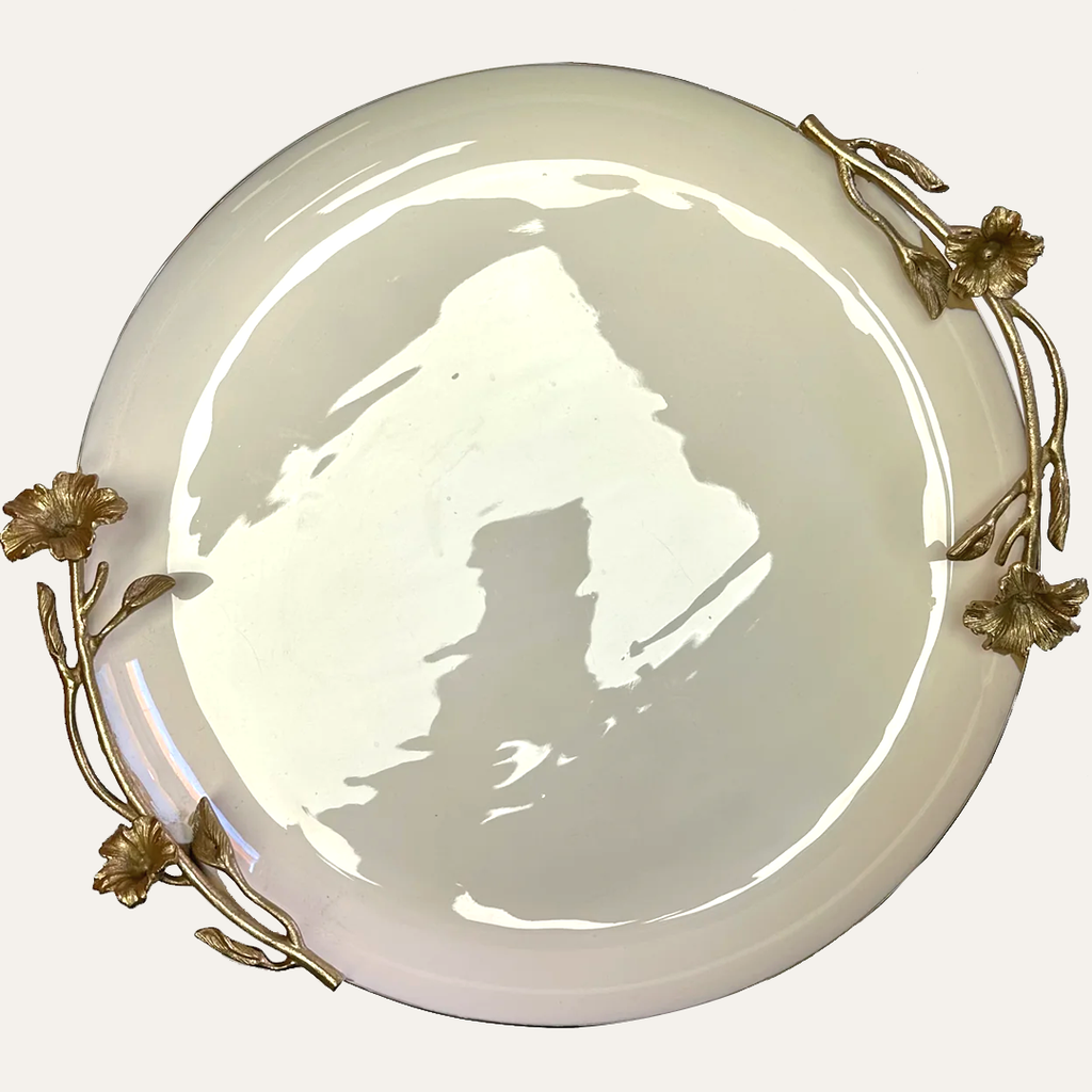Large Round Serving Tray
