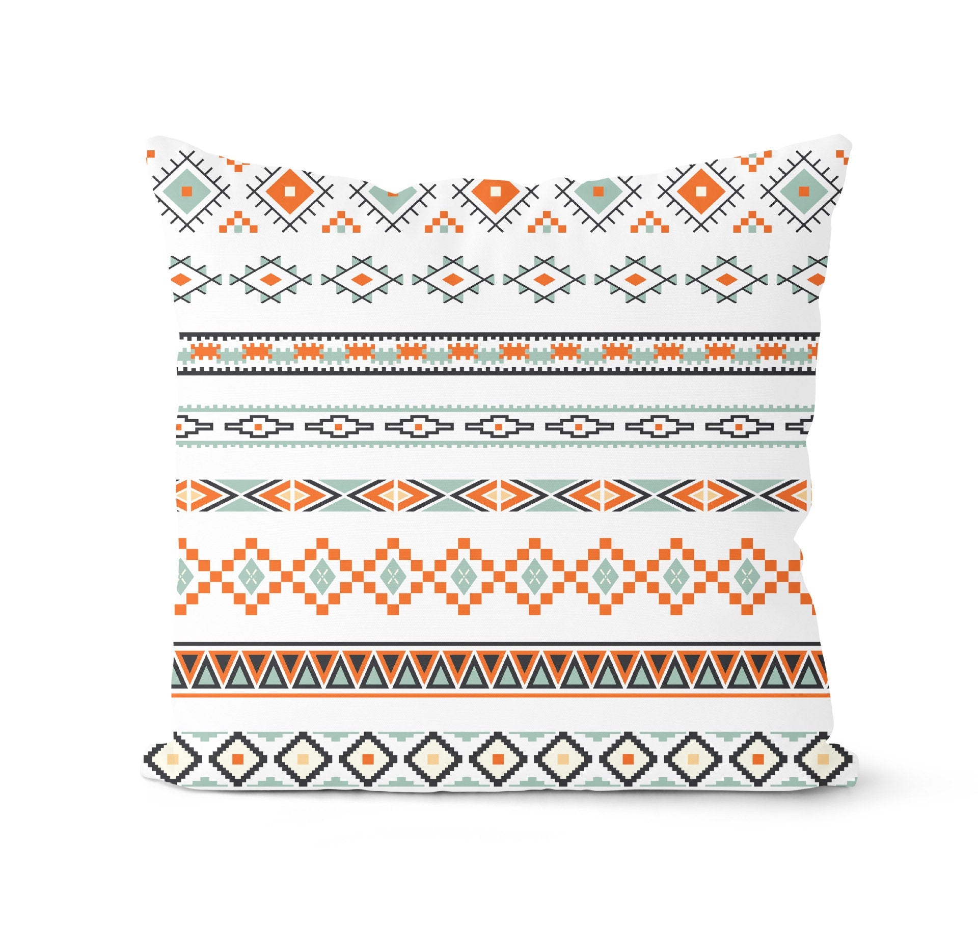 New Retro Abstract Geometric Ethnic Style Pillowcase Home Soft Furnishing American Sofa Cushion
