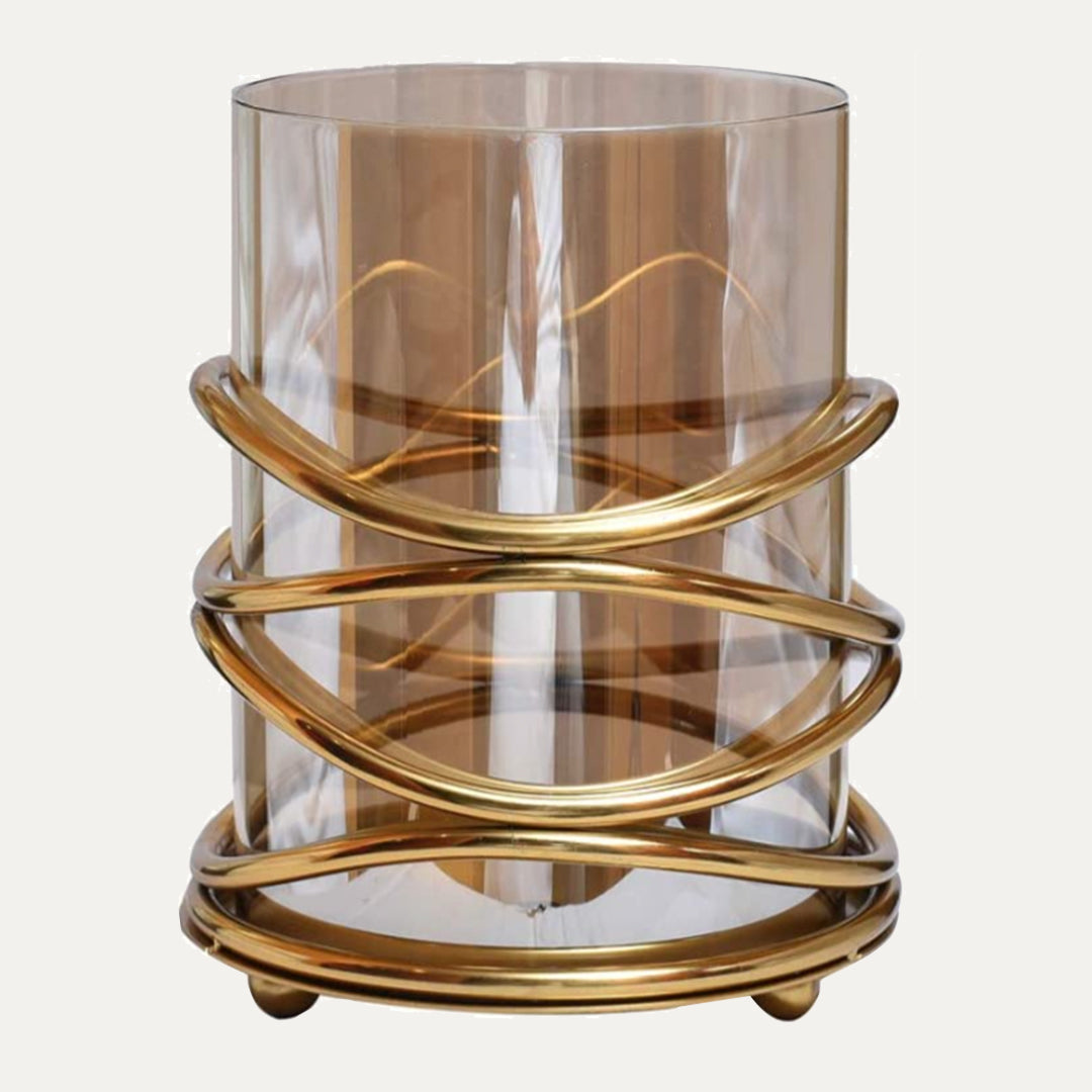 Swirl Design Candle Holder - Medium
