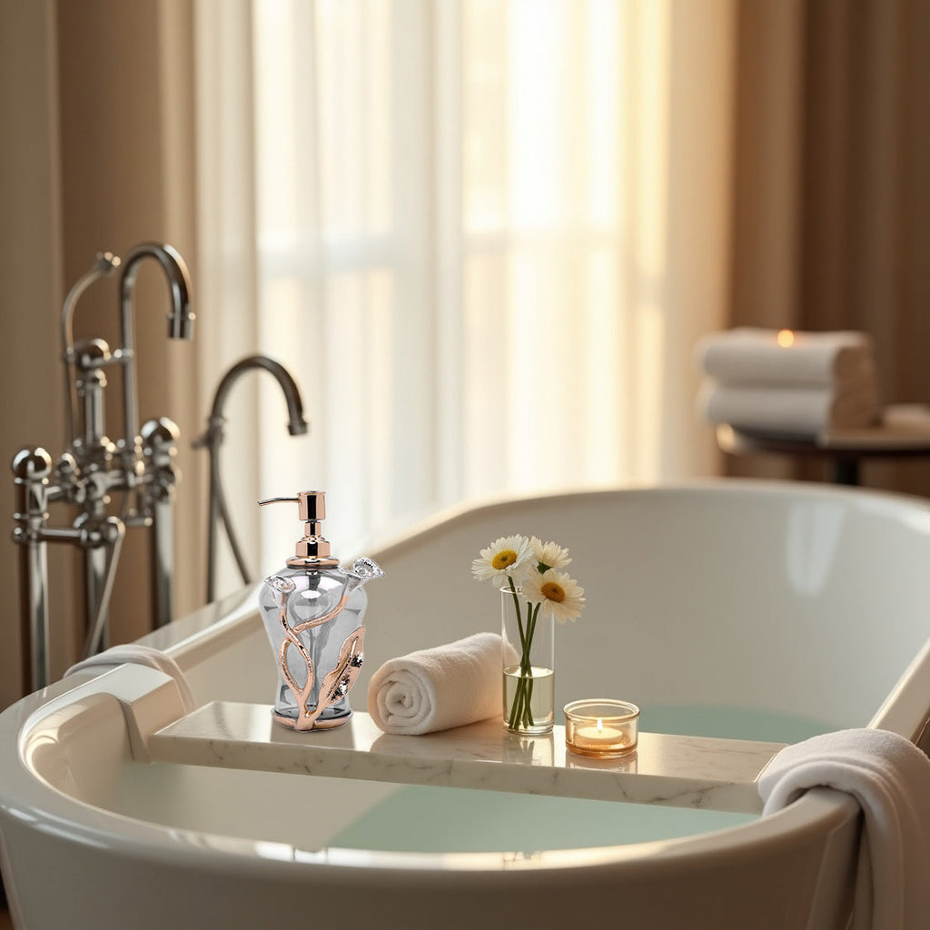 Calla Lily Grace – Artistic Floral Accent Handmade Bathroom Accessories Collection