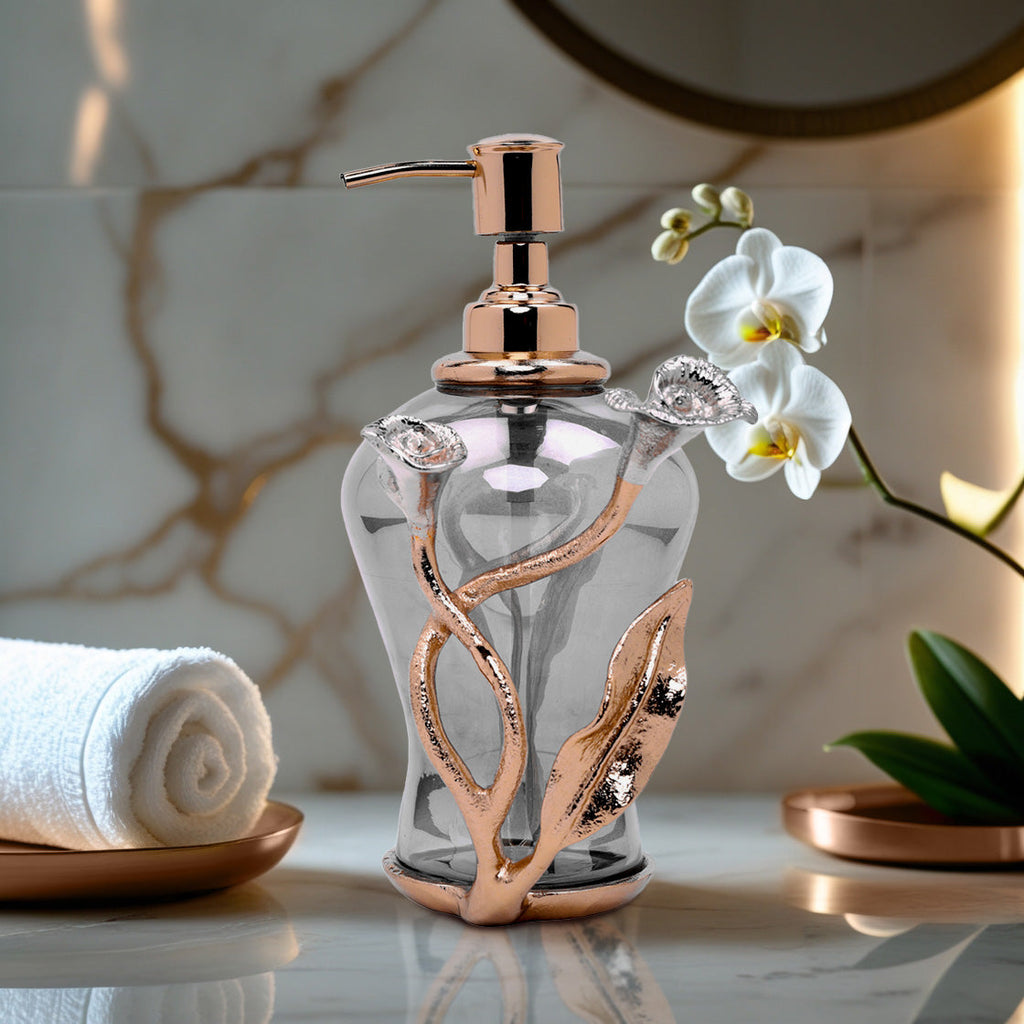 Calla Lily Grace – Artistic Floral Accent Handmade Bathroom Accessories Collection