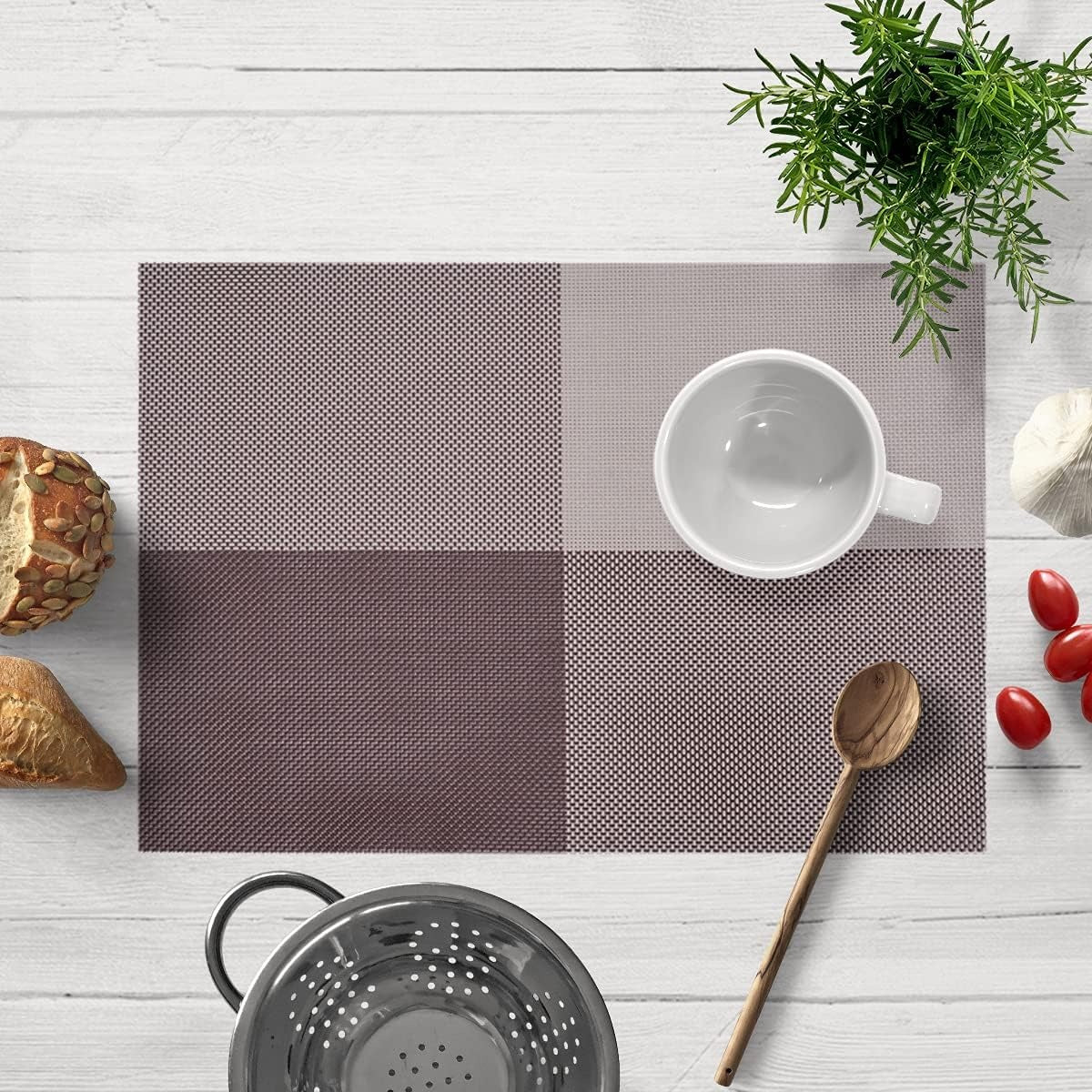 Louvre Placemats - Table Protector for Kitchen Decor Heat Resistant Placemats