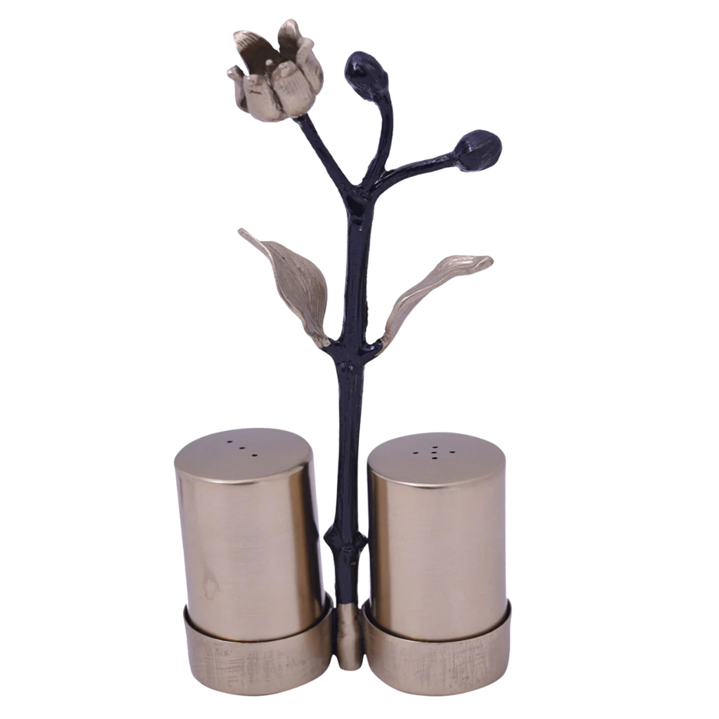 Etched Salt & Pepper Shaker Set