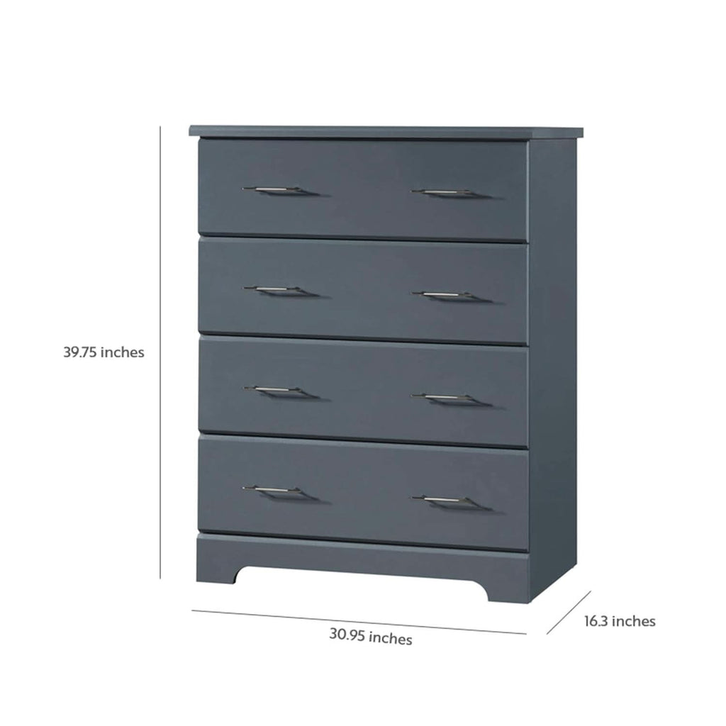 Brookside 4 Drawer Dresser Gray Greenguard Gold Certified