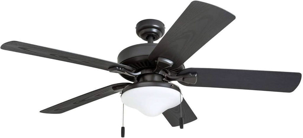 Belmar 52 Inch Bronze Damp Rated Ceiling Fan LED Light