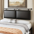 Modern King Size PU Leather Wall Mounted Headboard