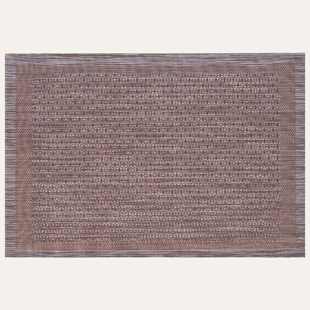 Decozen Placemats - Table Protector for Kitchen Decor Scratch Heat Resistant Placemats Washable Wipeable Indoor Outdoor Home Decor Table Place Mats Vinyl PVC 18x12 Inches - Brown Gold