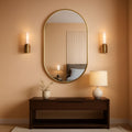 Gold Oval Bathroom Mirror 20x28 Wall Decor Mirror Style