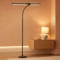 Led Desk Lamp Black Adjustable Gooseneck Dual Head Clip Lamp