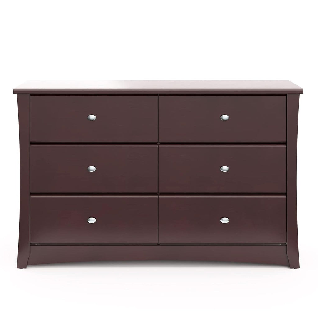 Crescent 6 Drawer Dresser Espresso GREENGUARD Gold