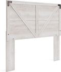 Modern Farmhouse Queen Headboard with Crossbuck Styling