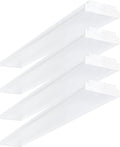 4Ft LED Wraparound Shop Lights 6000K 4400 Lumens 4 Pack