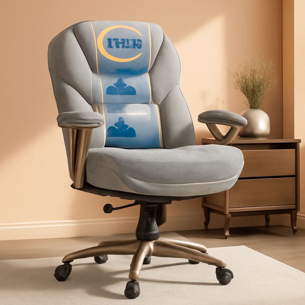 Ergonomic Executive Office Chair With Motion Technology Gray