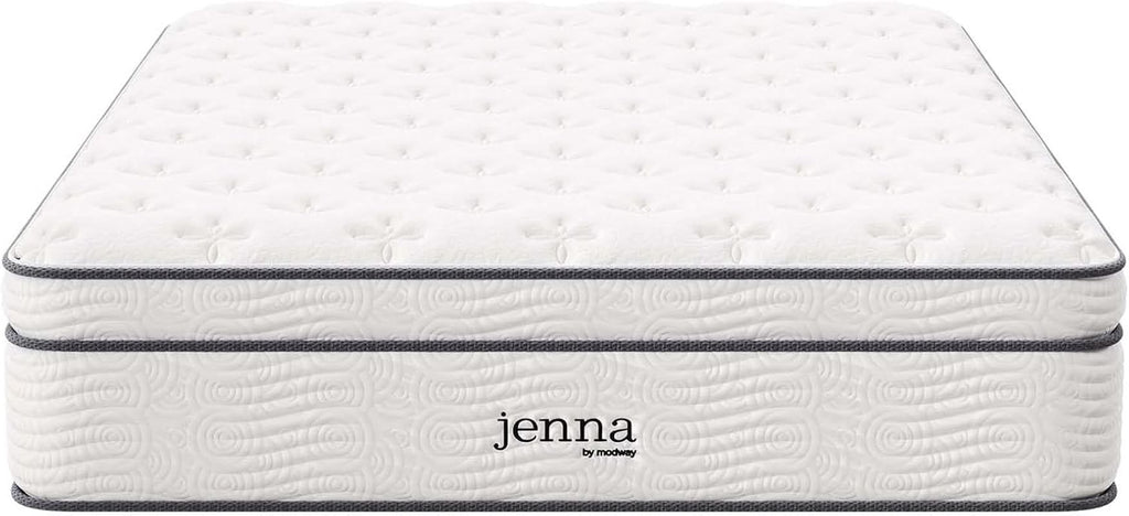 Queen Hybrid Mattress 14 Inch Memory Foam Wrapped Coils