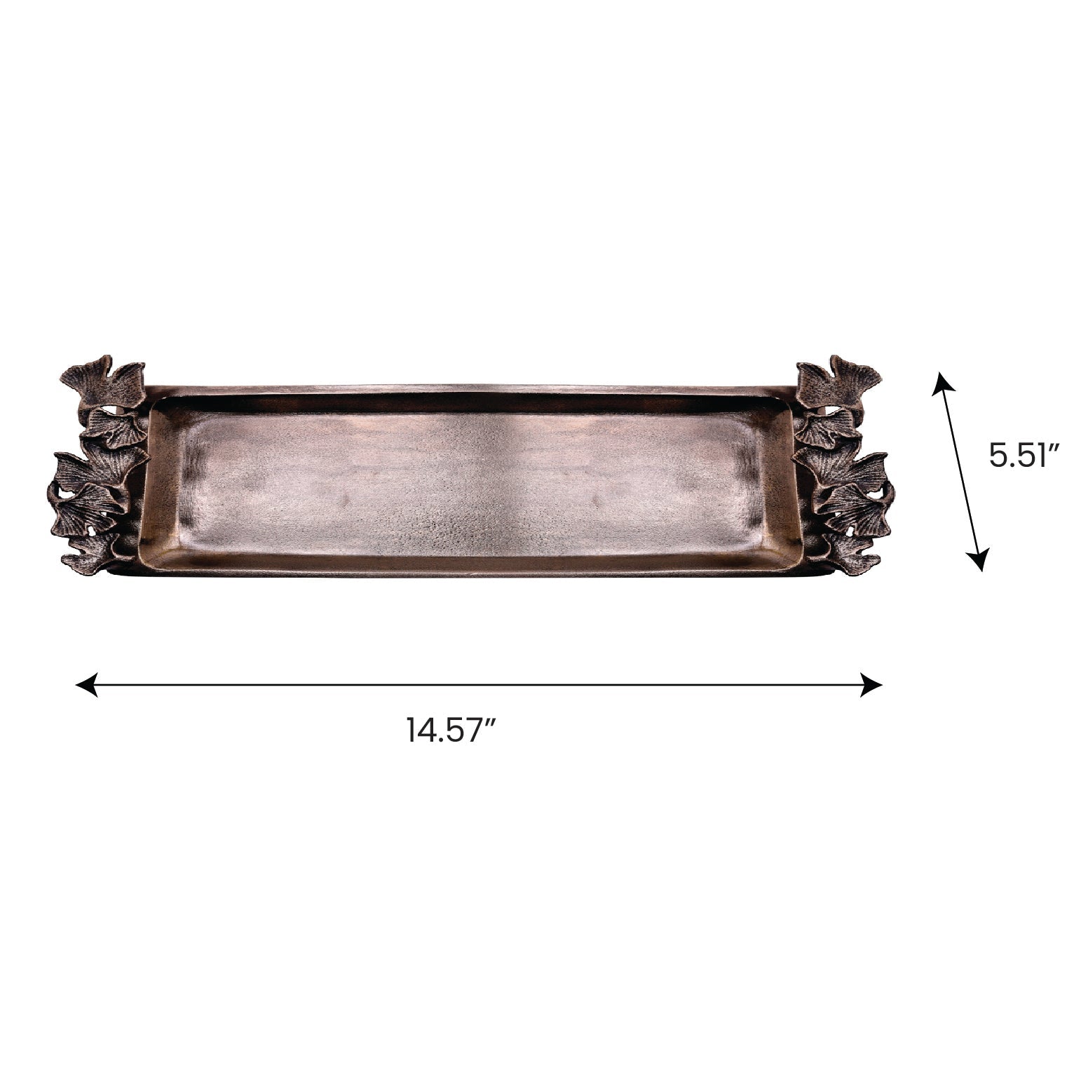 Gingko Grace – Modern Decorative Counter Accent Handmade Bathroom Vanity Tray