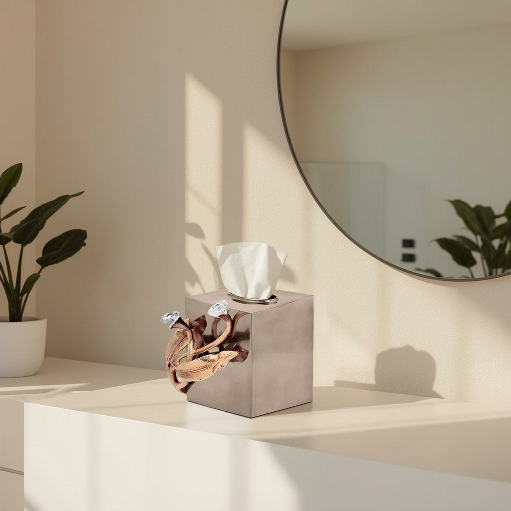 Calla Grace – Artistic Floral Decorative Home Decor Handmade Tissue Box Cover