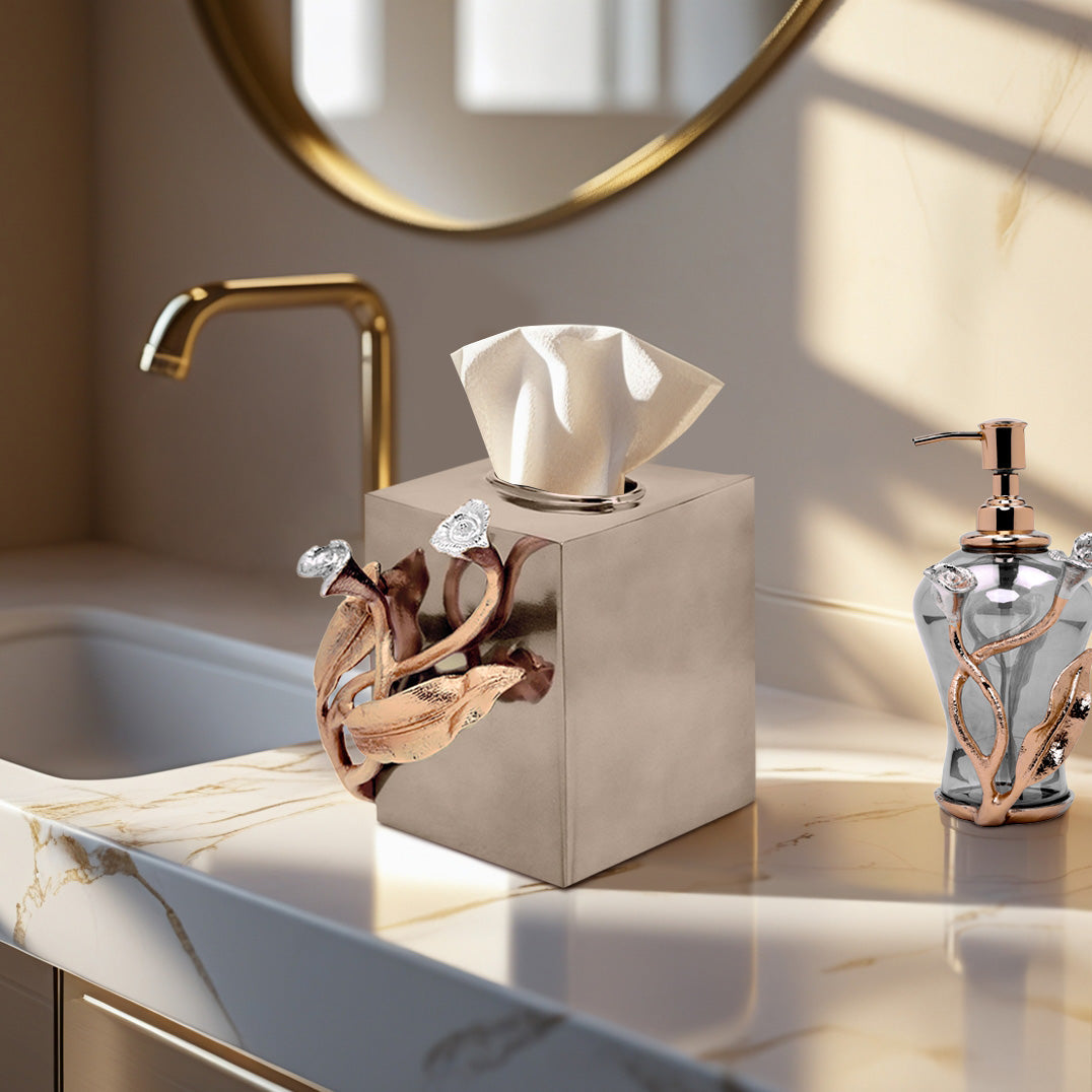 Calla Grace – Artistic Floral Decorative Home Decor Handmade Tissue Box Cover