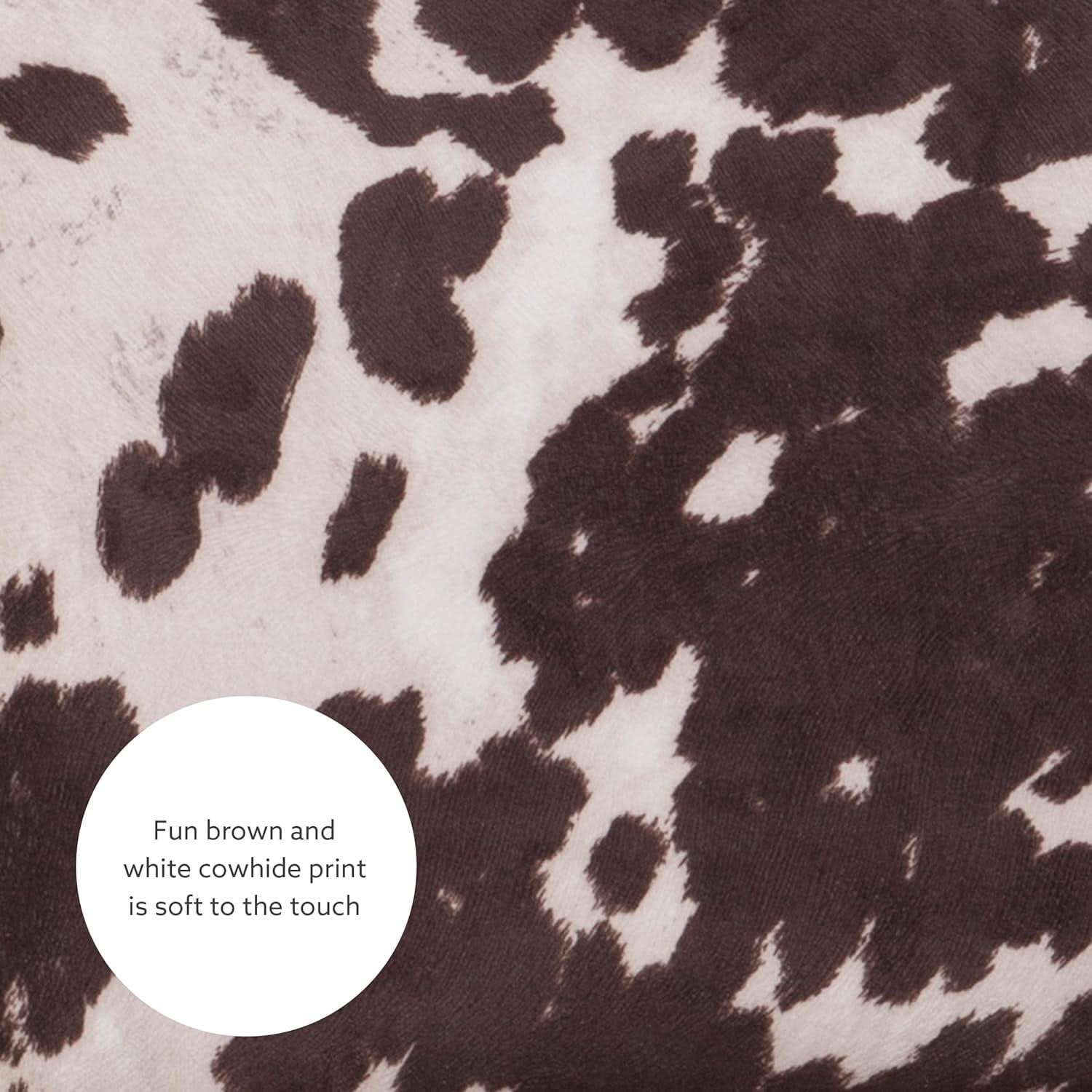 Stylish Cowhide Print Bar Stool with Comfortable Padded Seat