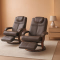 Charles Euro Chair RV Recliner Chestnut Faux Leather