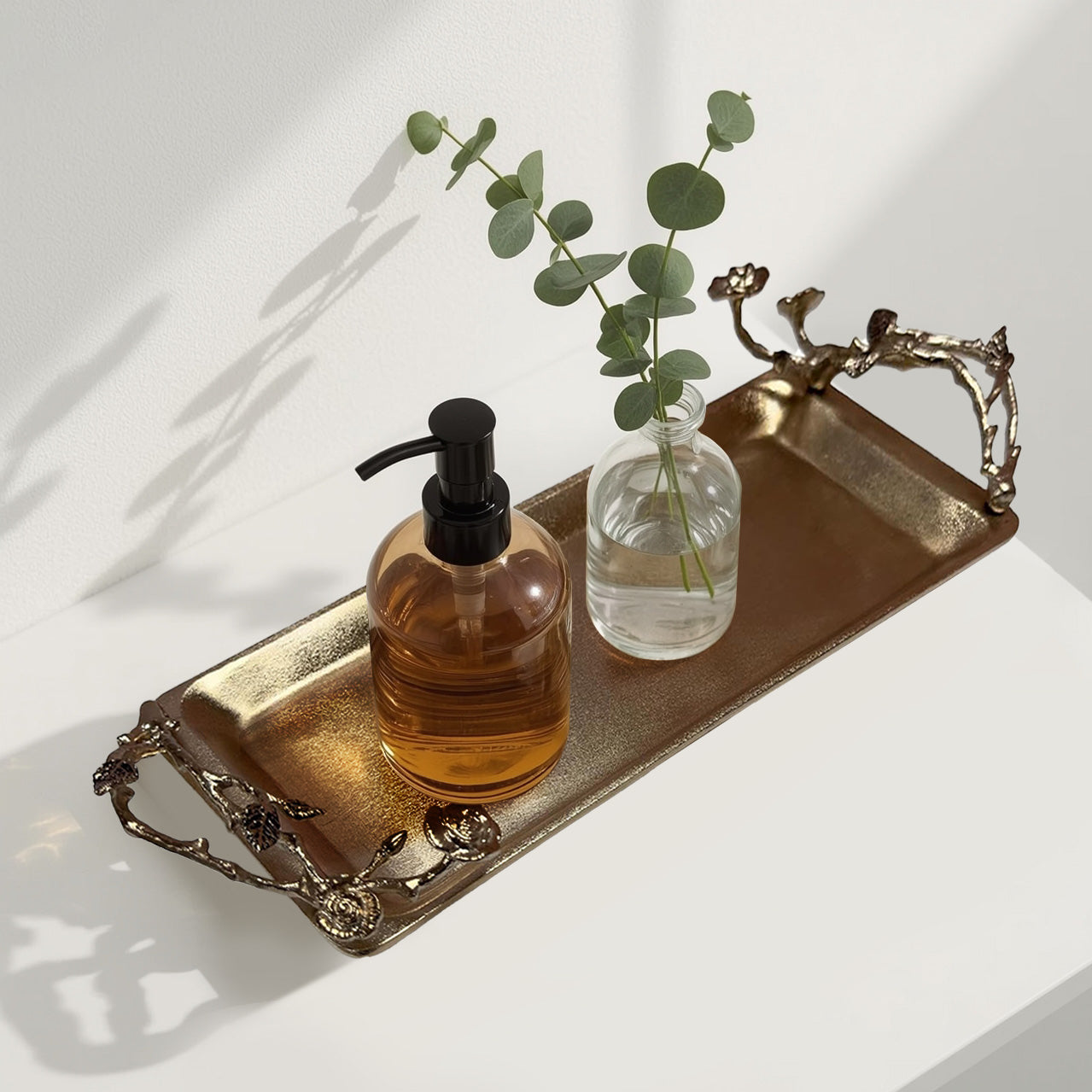 Vintage Rose – Artistic Decorative Home Accessory Handmade Bathroom Vanity Tray