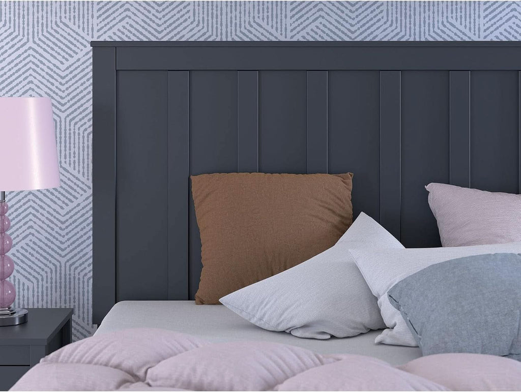 Stylish Navy Blue Full Panel Headboard for Bedrooms