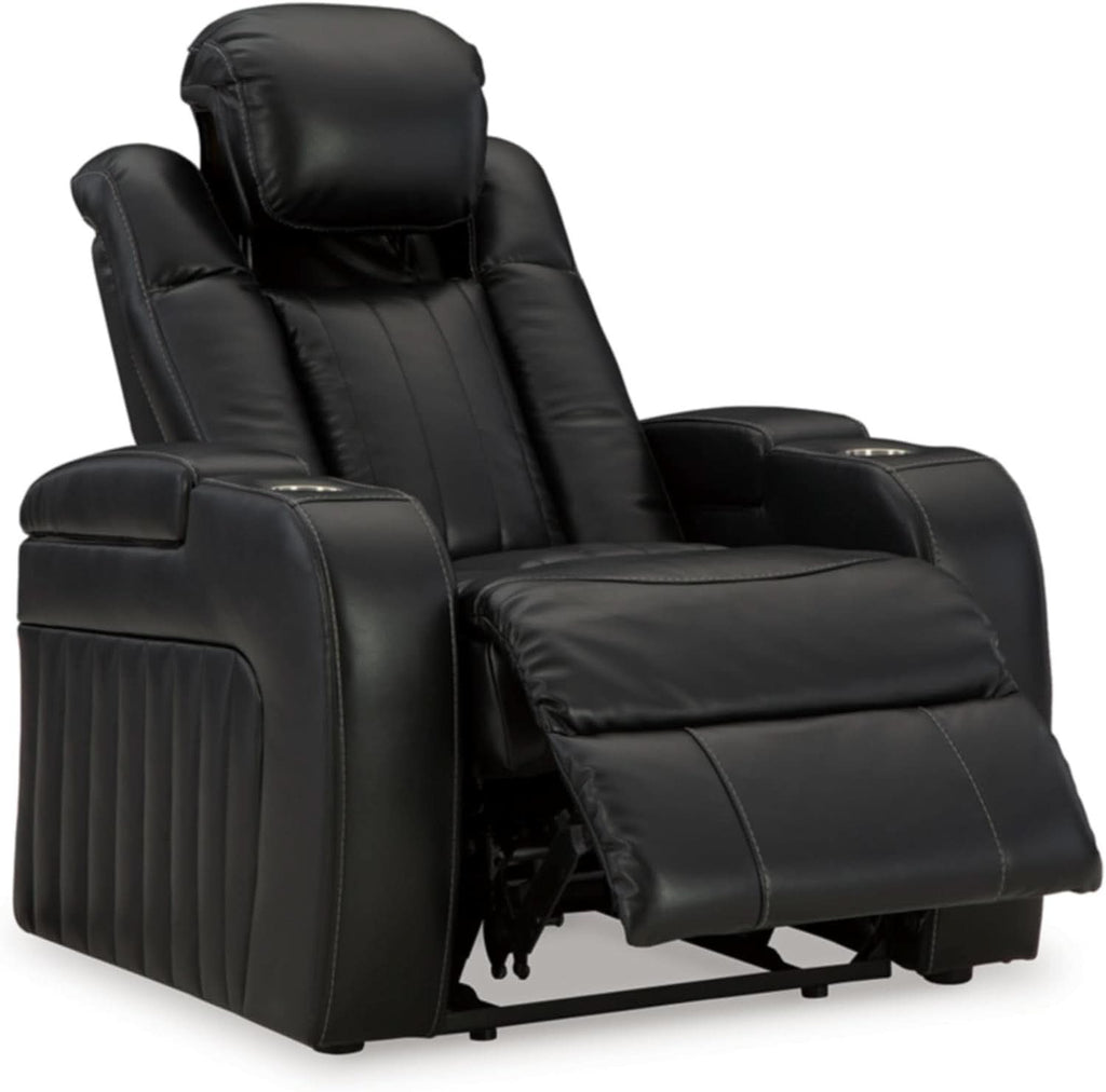 Caveman Den Power Recliner Chair Black With USB Ports