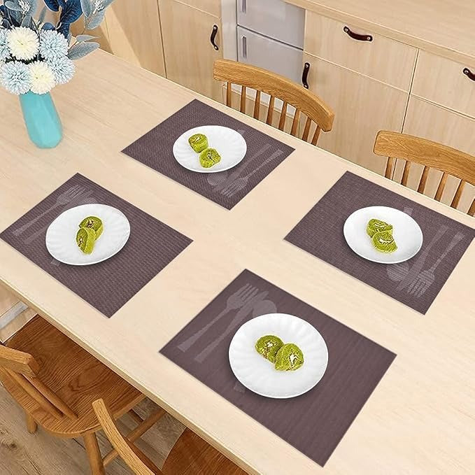 Cambridge Brown Vinyl Placemats – Heat & Scratch Resistant