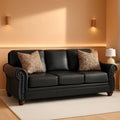 Queen Sofa Sleeper Anthracite Black Memory Foam Ultra