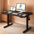 Electric Height Adjustable Standing Desk 48 X 24 Black