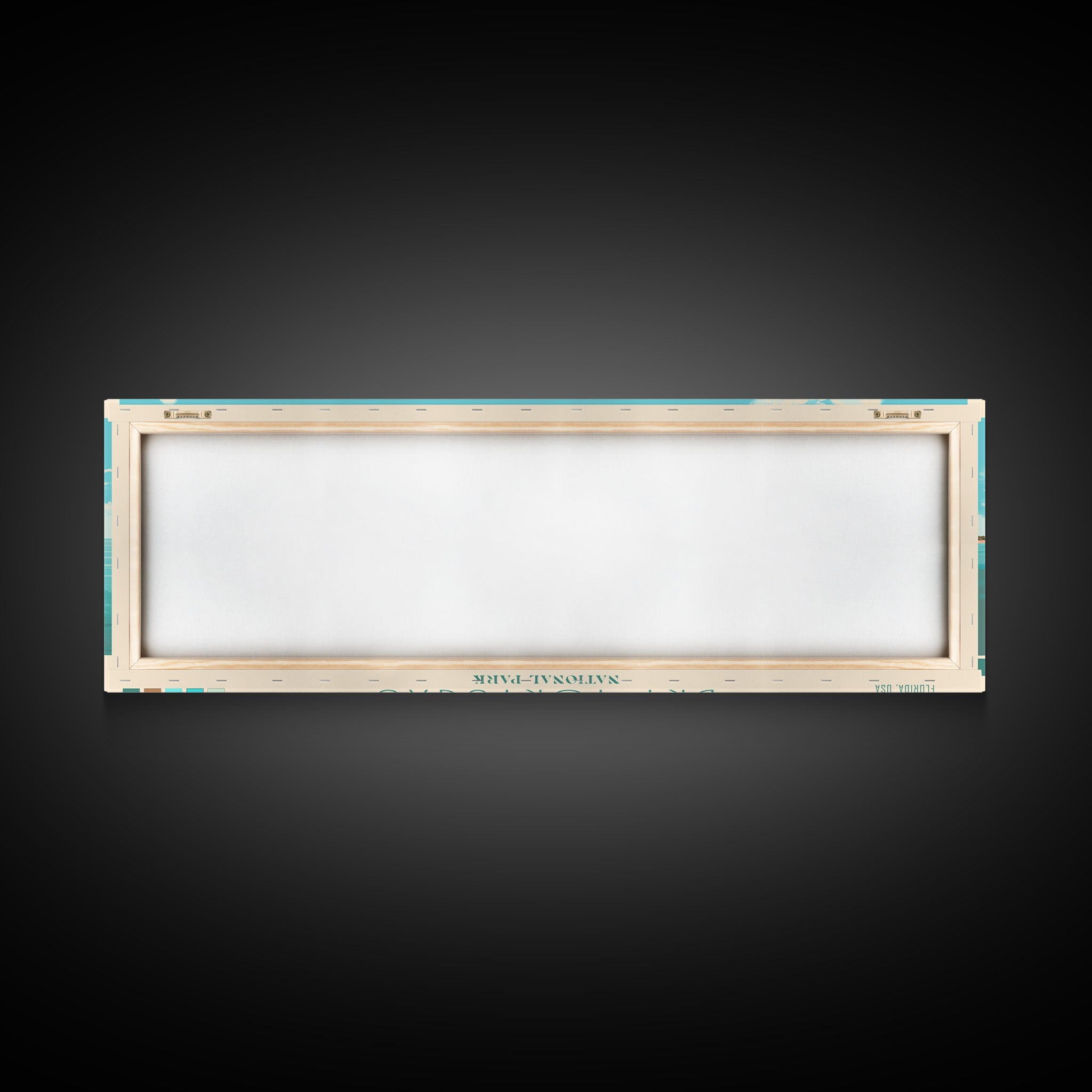 Dry Tortugas National Park, Panoramic Florida Travel Art, National Park Print, Minimalist Travel Art, Midcentury Modern Style Landscape