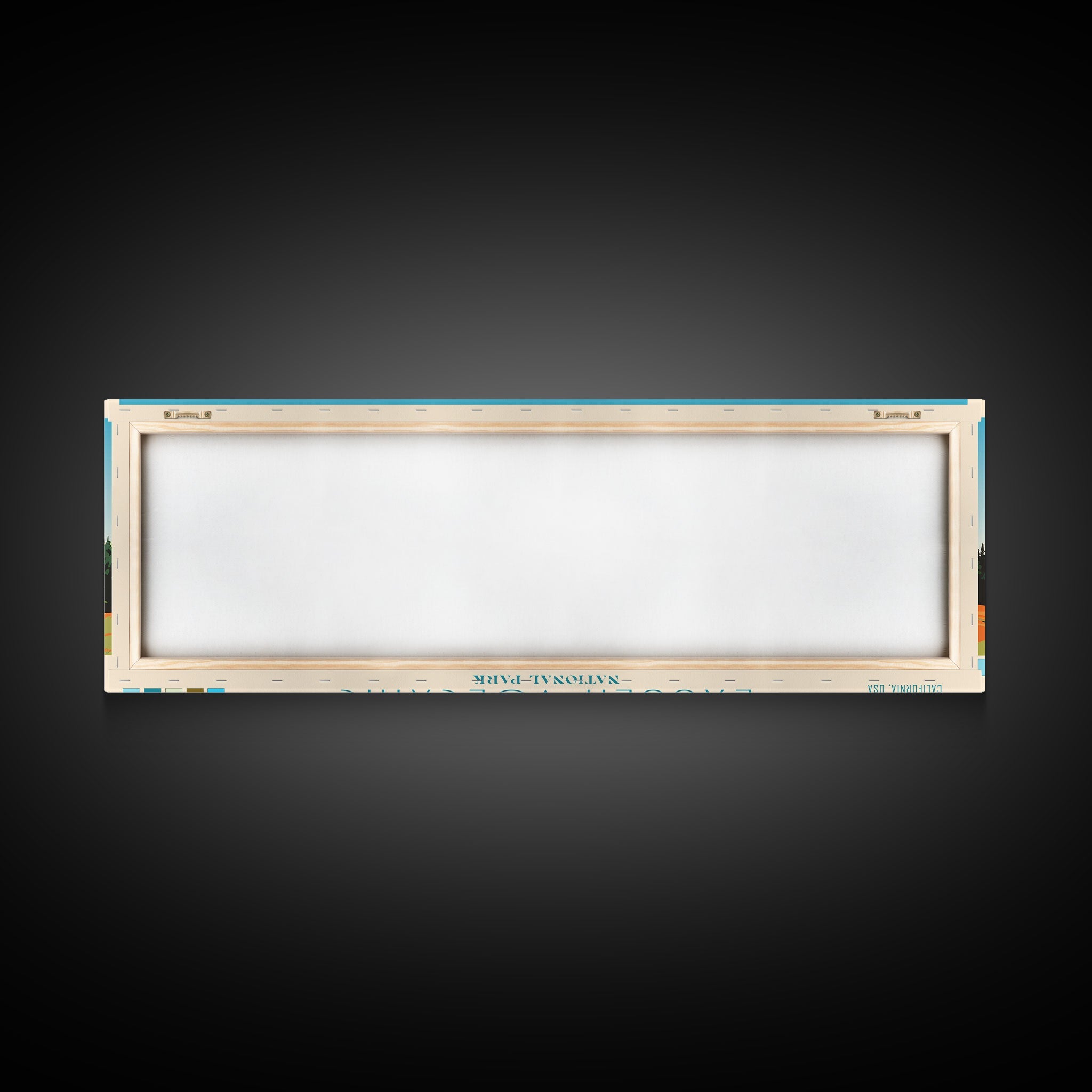 Lassen Volcanic National Park Panoramic California Travel Art, National Park Print, Minimalist Travel Art, Midcentury Modern Style Landscape