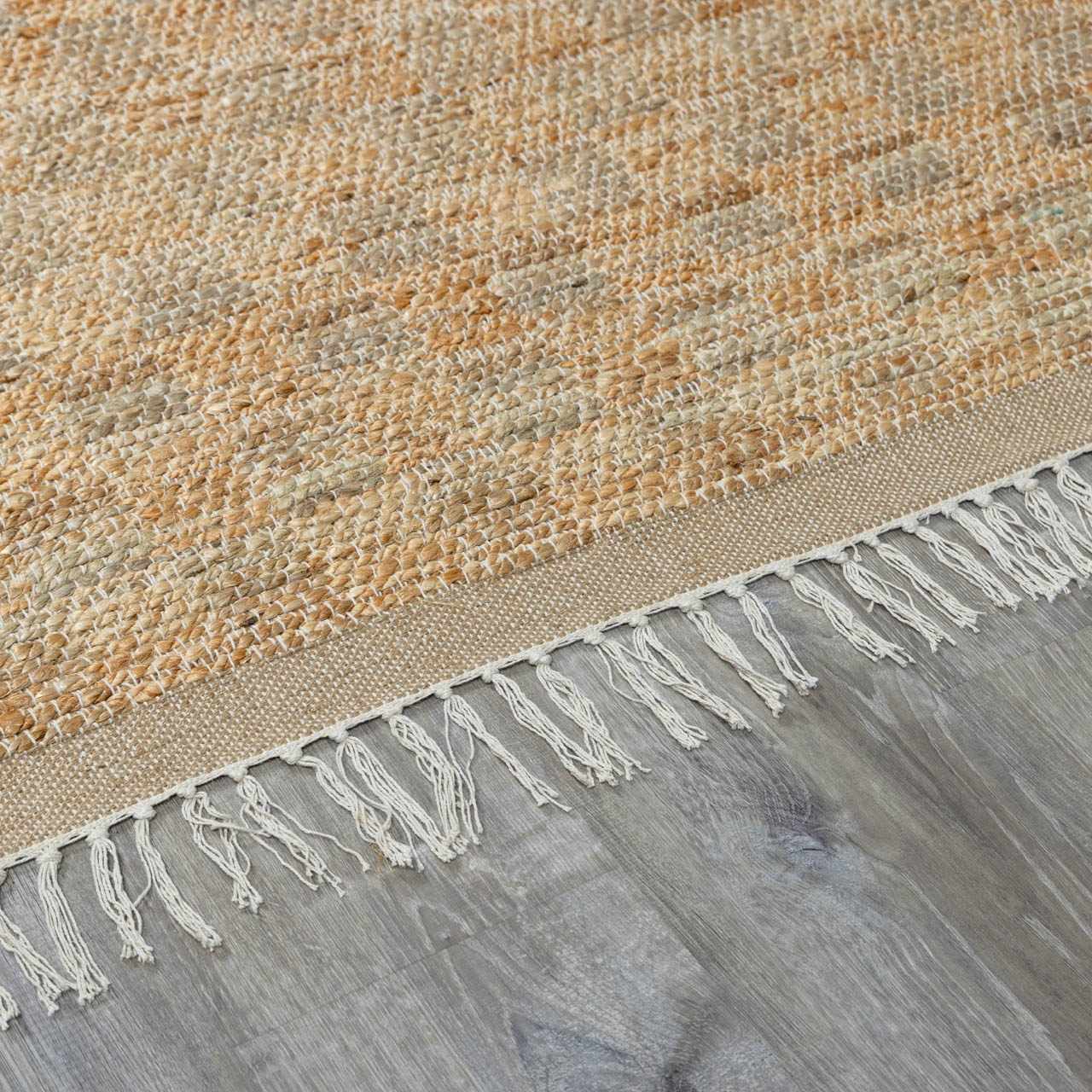 Lonut Checkered Jute Area Rug - Promo - Clearance