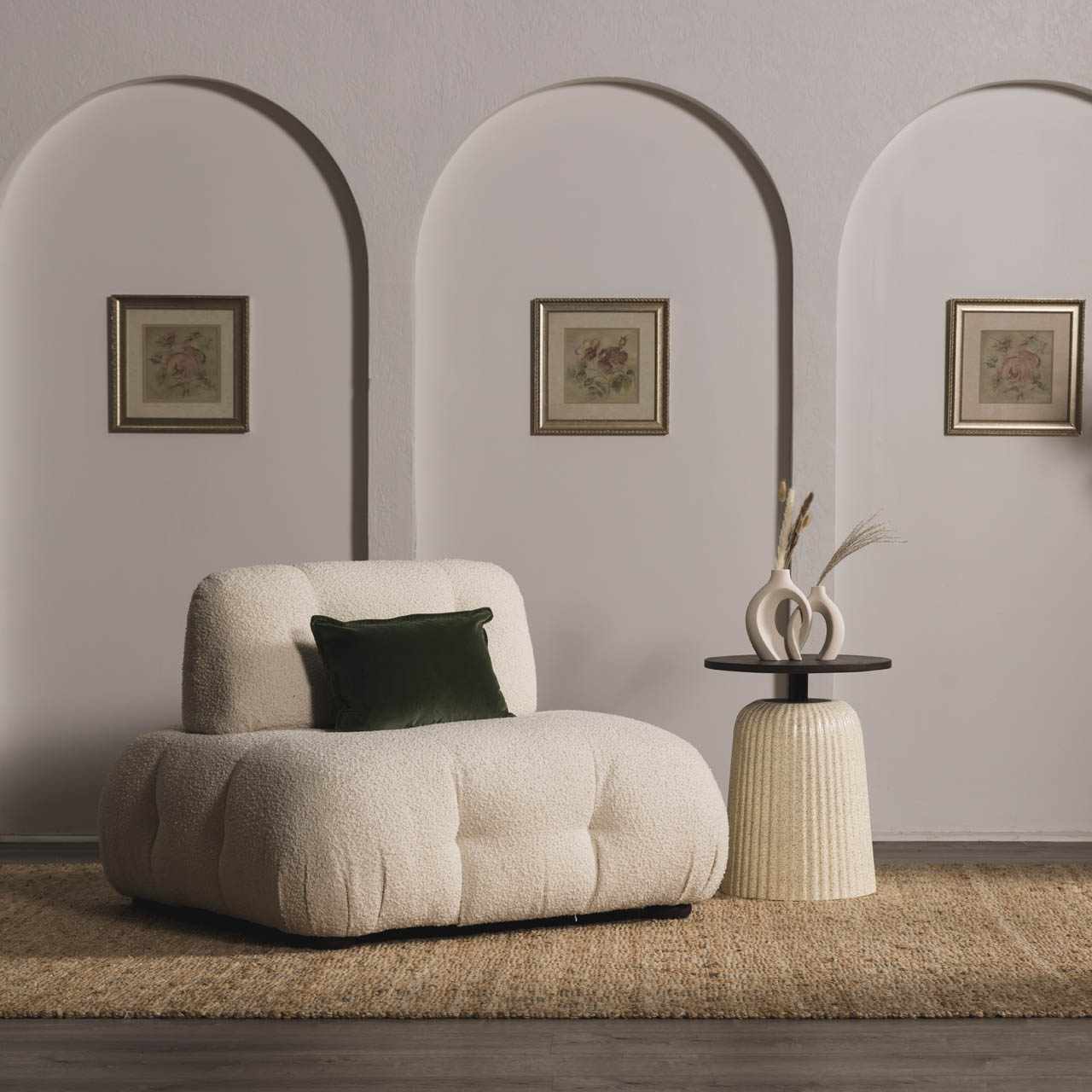 Lonut Checkered Jute Area Rug - Promo - Clearance