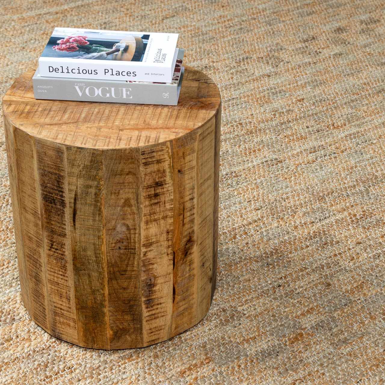 Lonut Checkered Jute Area Rug - Promo - Clearance