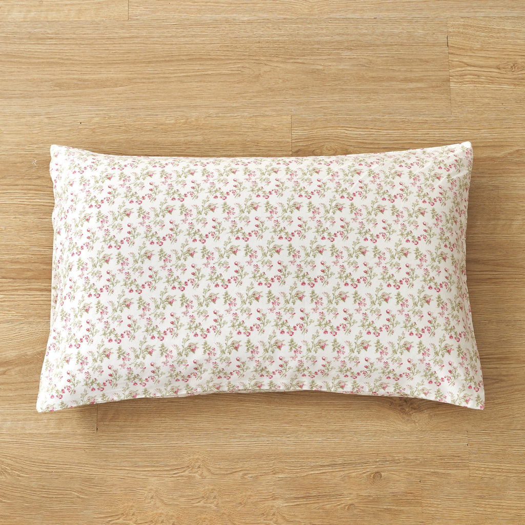 DaDa Bedding Collection Romantic Coquette Sheet Set - 100% Cotton [ Poplin Cotton ] Floral Fitted & Flat Sheets with Pillowcases - Deep Pocket Design - Soft, Breathable, Wrinkle-Resistant