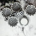 Small BW Checkered Mug